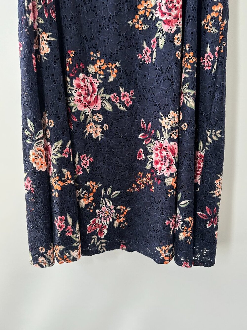 Apt. 9 Navy Floral Sleeveless Lined Midi Dress *NWT* - Picture 3 of 7